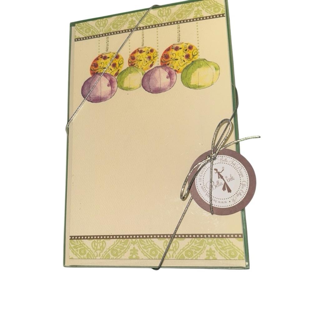 Bella Ink Paper Lanterns Box of 10 Invitations Printer Friendly Glitter NWT